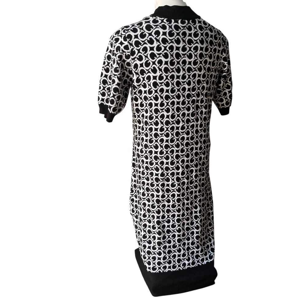 NWT, Guess Lamia 4G Logo Short Sleeve Mock Turtleneck Sweater Dress, Sz XL - Picture 6 of 13